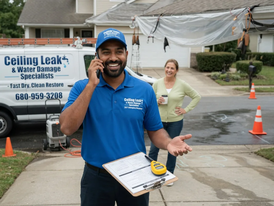 Ceiling Leak Cleanup Saint Ignace, MI FAQs
